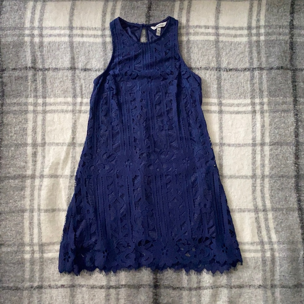 Blue dress